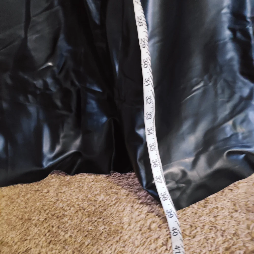 Ashley Stewart Black Faux Leather Maxi Skirt Size 2X - Picture 6 of 10